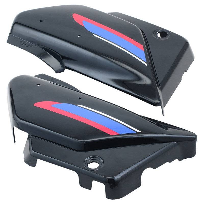 side panel for splendor black with police patty sticker VSP  replacement bike spare part