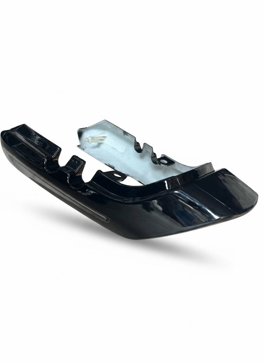 Splendor Plus Rear Cowl Black With Grey Sticker Genuine Rear Cowl small VSP  replacement bike spare part