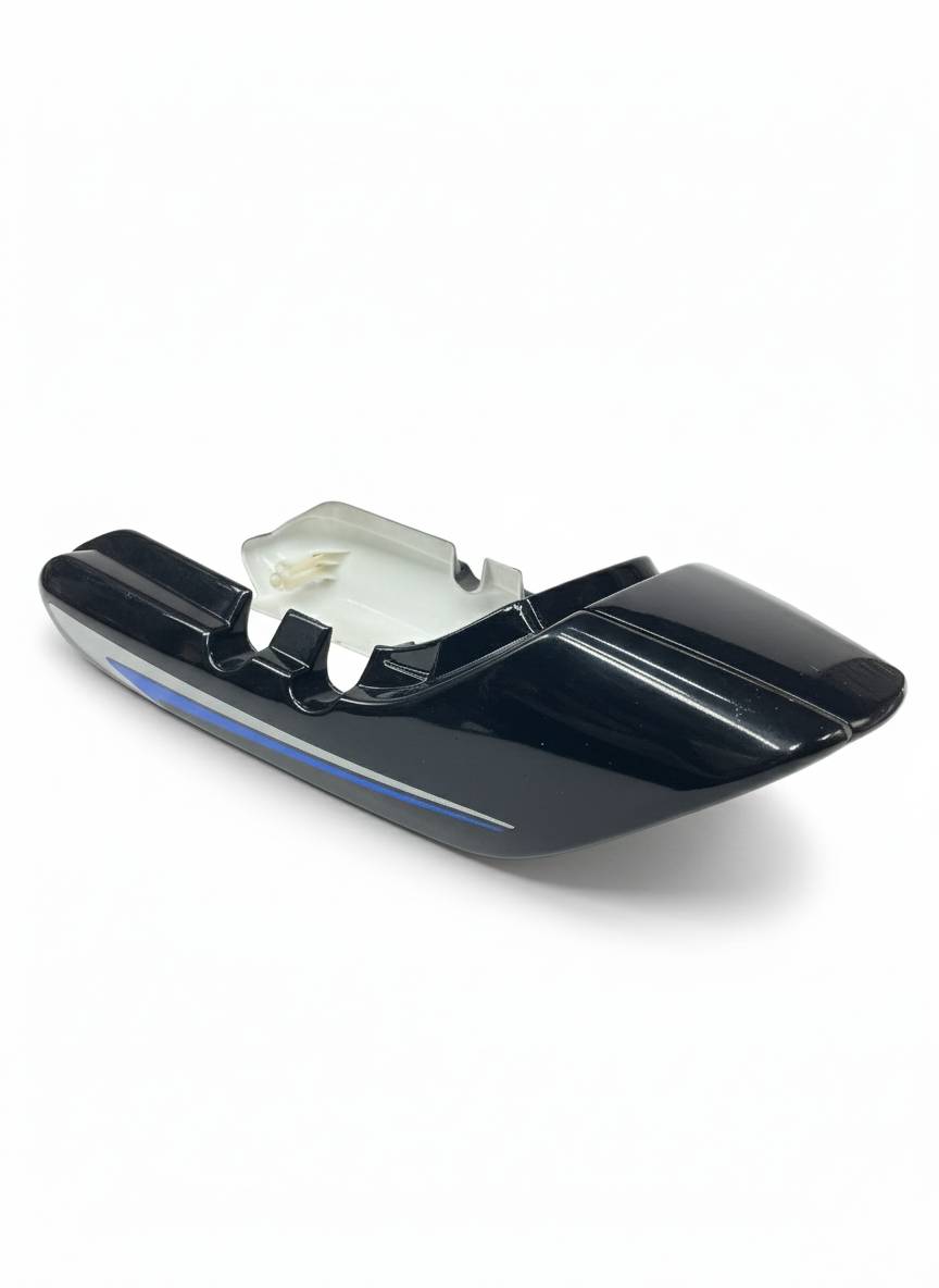 Splendor Plus Rear Cowl Black With Blue Sticker Genuine Rear Cowl big VSP  replacement bike spare part